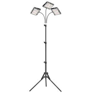 Лампа за растения STELS TripleGrow GT3 с регулируема стойка и три LED панели, осигуряващи пълен спектър LED осветление за растения, подходящо за фитолампи за разсад и изкуствено осветление за растения