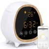 aroma diffuser stels WiFi Difuser Ultrasonic Essential Oil Diffuser With Time Temperature Weather