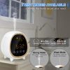 aroma diffuser stels WiFi Difuser Ultrasonic Essential Oil Diffuser With Time Temperature Weather