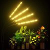 Осветително устройство с LED панели, осигуряващо допълнително осветление за растения в закрита среда.