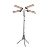 Лампа за растения STELS UltraBloom X4 с четири LED осветителни панела, осигуряващи пълен спектър LED осветление за оптимален растеж на растения.