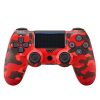 Джойстик за PS4 STELS в червено-черен камуфлажен дизайн, осигуряващ удобно управление и висока прецизност
