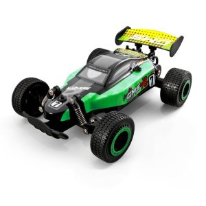 Remote control car STELS C8 with powerful motor and 3 rechargeable batteries for off-road racing.