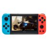 STELS gaming console with 5.1-inch HD display and over 27,000 classic games, blue red black