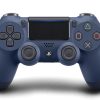 Контролер за PS4 в цвят Midnight Blue с елегантен и функционален дизайн.