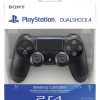 Опакован контролер за PS4 DualShock 4 в черен цвят.