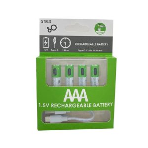 Set of rechargeable batteries