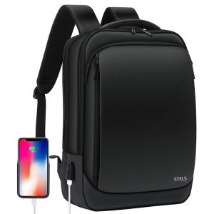 Resistant, Anti-Theft Pocket, USB Interface, Oxford Material, Unisex, , Blakc