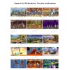 Колаж от разнообразни игри, включени в STELS Game Boy X7 – приключенски, екшън и други жанрове.