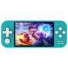 Игрова конзола STELS X20 Mini в цвят минт с активна игра.