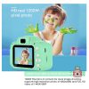Детски фотоапарат STELS FunShot W390, демонстриращ HD екран и ярък зелен дизайн.
