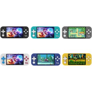 Игрова конзола STELS X20 Mini – колаж с различни цветове.