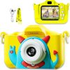 Детски фотоапарат STELS MonsterCam Z200 в жълт цвят, подходящ за снимки и видеа, без включена карта памет.