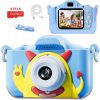 Детски фотоапарат STELS MonsterCam Z200 в син цвят с включена 64GB карта памет за съхранение на снимки и видеа.