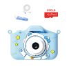 Детски фотоапарат STELS KittyCam X300 в син цвят, комплект с 16GB карта памет и аксесоари.