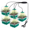 Мини оранжерия STELS MG8 Master с LED осветление, предназначена за ефективно отглеждане на разсад и растения в контролирана среда.
